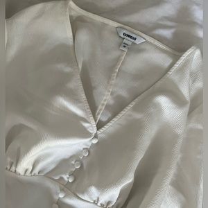 Express Snow White silk top